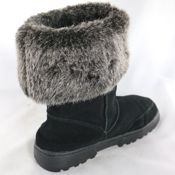 RAMPAGE Ashlee Faux Fur Slip On Boots - Picture 5 of 8